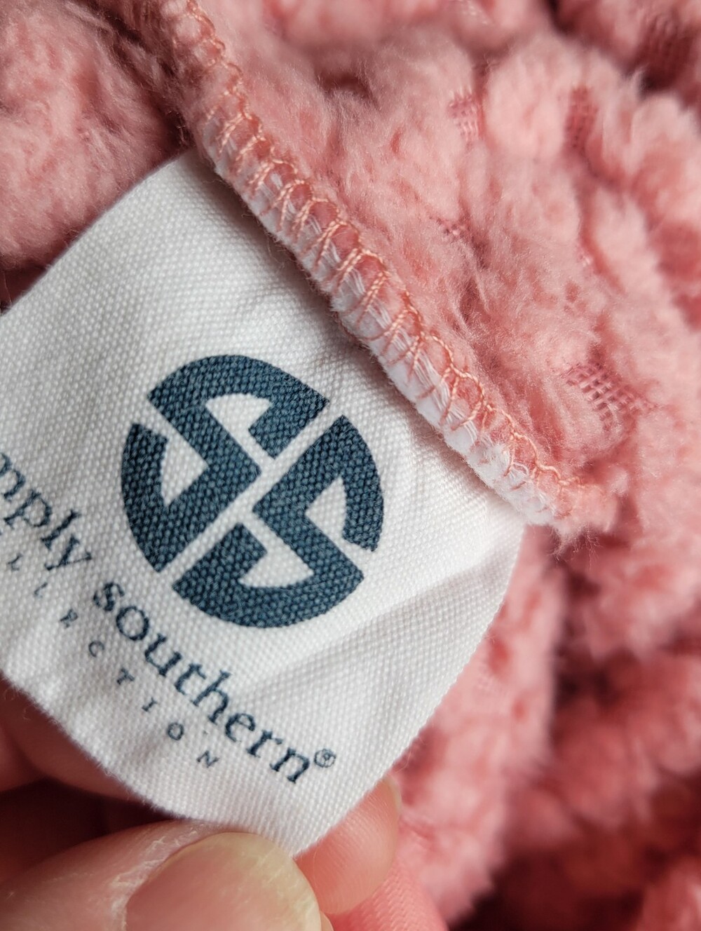 Simply Southern Quarter Snap Longsleeve Sweatshirt Womens Size Large - Picture 9 of 16